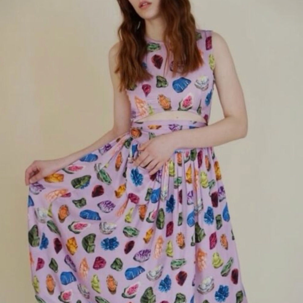 Samantha Pleet Satyr Dress in Crystals